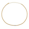 Gold Fill Beaded Rondel Necklace necklace-short