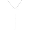 Sparkle Lariat Rhodium necklace-lariat