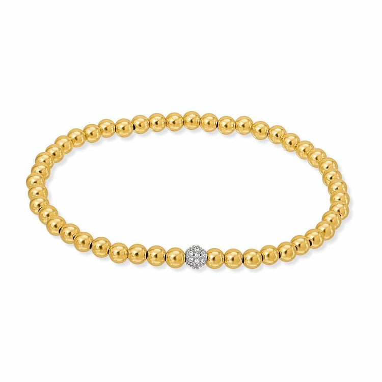 4mm Rhondel Gold Fill Bracelet bracelet-adjustable