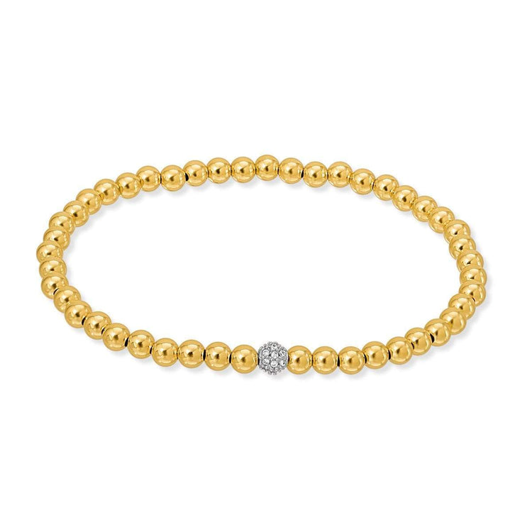 4mm Rhondel Gold Fill Bracelet bracelet-adjustable