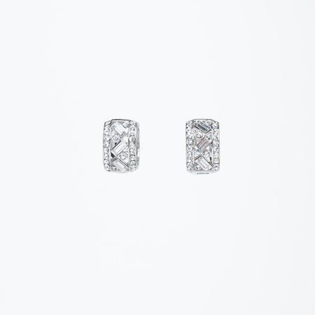 Baguette CZ Huggies earrings-huggies