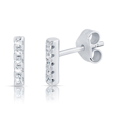 Bar Earrings Rhodim earrings-studs