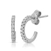 CZ Post Huggies Earrings