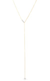 Diamond Blade Lariat Necklace-Lariat