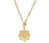 Golden Compass Pendant Necklace necklace