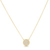 Micro Pave Circle Necklace necklace-short