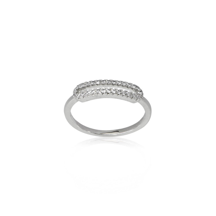 Treasured Cut Out Ring Ring-Stackable