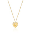 Valentina: Golden Heart Pendant Necklace necklace