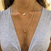 14k Gold Plated Lock Necklace necklace-short