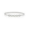 5 Dot Bracelet Rhodium bracelet-bangle
