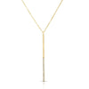 50-50 Bar Necklace Gold Necklace-Short