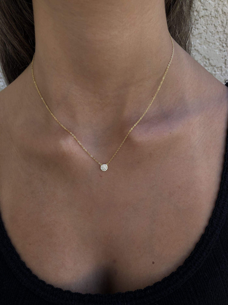 Tiny Circle Necklace necklace-short