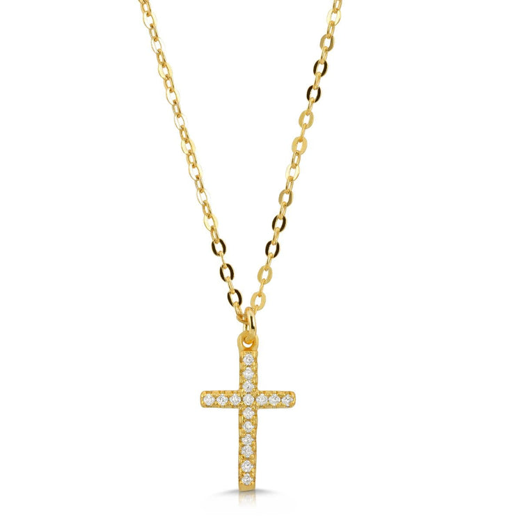 Cross Chain Necklace necklace-short