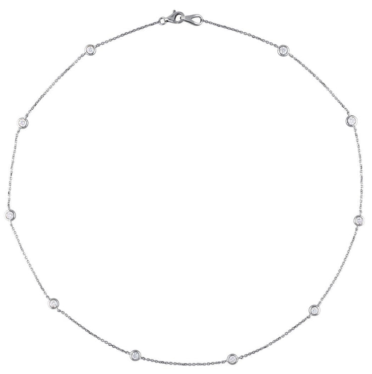 CZ By The Yard Necklace necklace-short