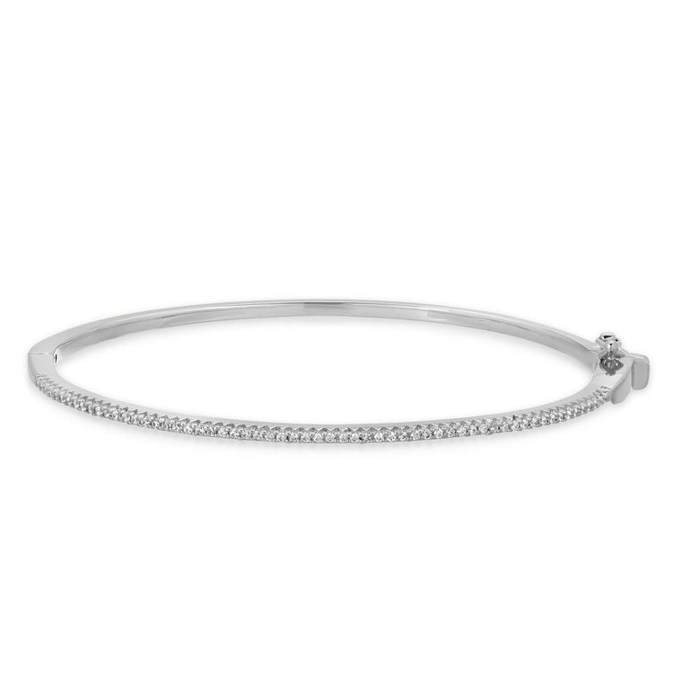 Donna Bracelet Rhodium bracelet-bangle