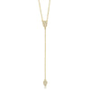 Double Drop Lariat Gold The Treasured Accessory New Arrivals