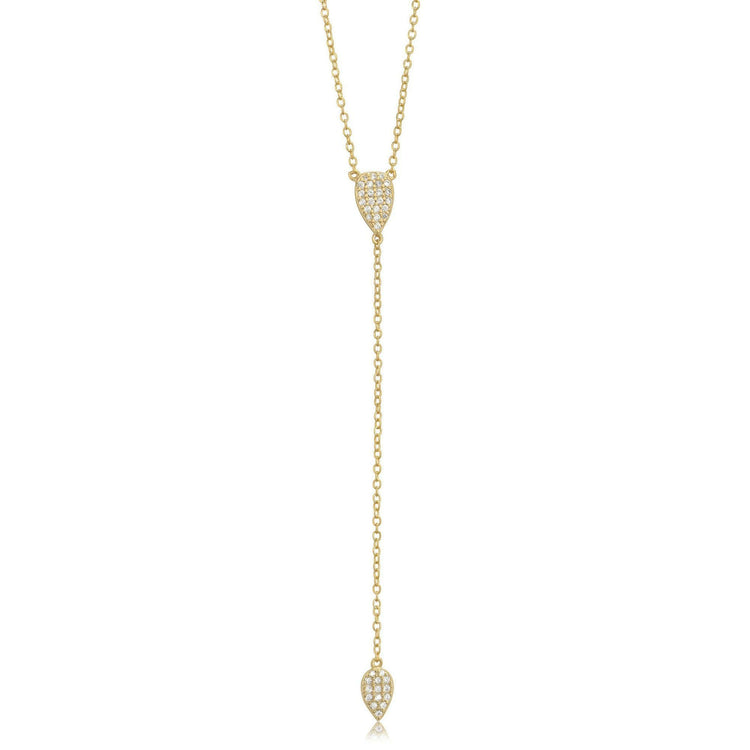 Double Drop Lariat Gold The Treasured Accessory New Arrivals
