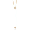 Double Drop Lariat Rose Gold The Treasured Accessory New Arrivals