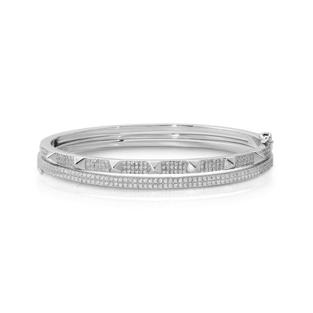Double Line Micropave Bracelet bracelet