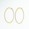 Everyday CZ Hoops Gold earrings-hoops