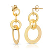 High Shine Infinity Earrings Gold earrings-long