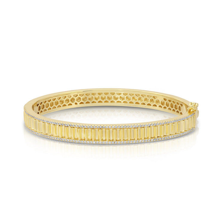 Lexi 14K Gold Plated Bracelet with Double Lock Closure