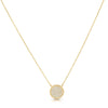 Micro Pave Circle Necklace necklace-short