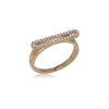 Open Bar Ring 5 / Rose Gold Clearance