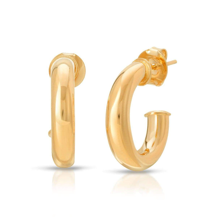 Small Gold Fill Hoops earrings-hoops