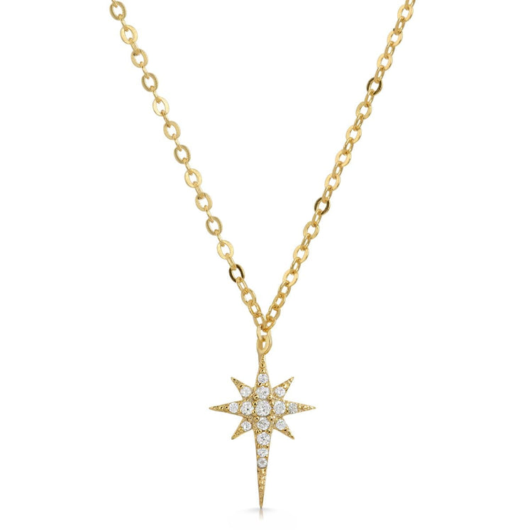 Starburst Necklace Gold necklace-short