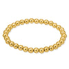 Stretch Bead Bracelet 5Mm Gold Fill Bracelet-Adjustable