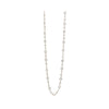 Sterling Silver Oxidized Plated Channel Swarovsky Chain Rose Gold The Treasured Accessory Necklace-Long