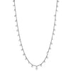 Diamonds By The Yard Necklace Oxidized and Rhodium Plated necklace-long