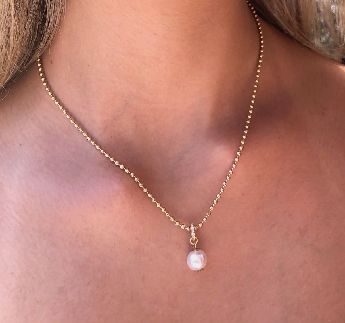 Mini Swarovski Pearl Collection, Pearl Floral Stud, $45 Pearl Floral  Dangle, $55 Pearl Blossom Necklace, $60 #mikaelal #handmadeearrings… |  Instagram