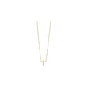 Tiny Cross Necklace Gold The Treasured Accessory Necklace-Short