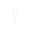 Tiny Micro Disc Necklace Gold The Treasured Accessory Necklace-Short