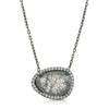 Zircon Gemstone Necklace Oxidized necklace-short